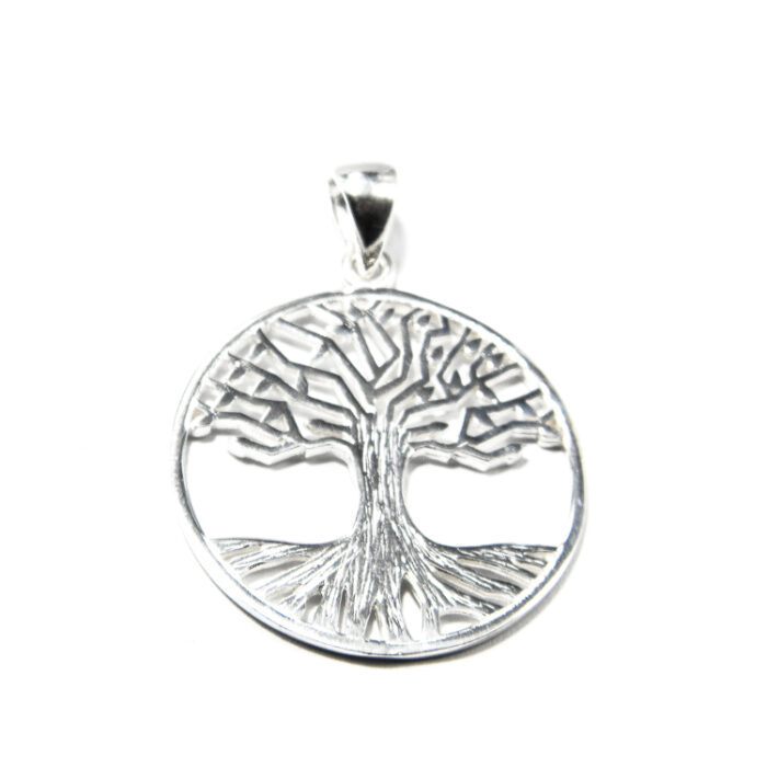 Pandantiv din argint simplu - Copacul vietii - P125A44C - imagine 2