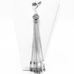 Pandantiv vintage handmade din argint cu onix - stil oriental - Unicat - P145AK31G - imagine 6