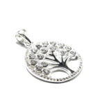 Pandantiv din argint cu pietre zirconiu - Copacul vietii - P145A1C - imagine 4