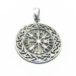 Pandantiv model celtic din argint patinat - Simbolul navigatorilor - P120E50G - imagine 5