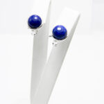 Cercei din argint cu lapis lazuli - stil fashion - Tania - K229Y61FX - imagine 4