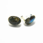 Set unicat din argint cu labradorit si peridot - stil Art Nouveau - S267Y6F - imagine 4