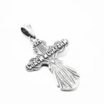 Cruciulita cu Iisus - Pandantiv argint fara pietre - P145A39F - imagine 2