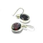 Set din argint cu granate - stil oriental - S266Y8D - imagine 5