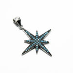 Set stil fashion din argint cu pietre albastre - Stars - S160A36E - imagine 4