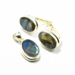 Set din argint cu labradorit - Ivone - S278Y16E - imagine 2