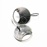 Set din argint fara pietre - stil vintage - Spirale - S135E26E - imagine 5