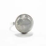 Inel reglabil din argint cu ochi de pisica - Lidia - i145E28DX - imagine 7