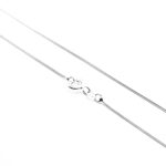 Lant tubular din argint - Snake - 50 cm - L210A52D - imagine 3