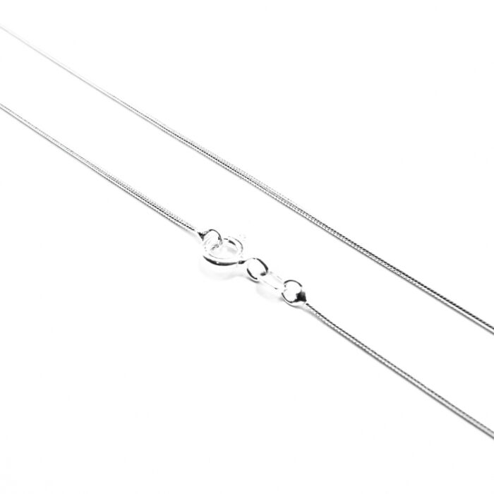 Lant tubular din argint - Snake - 50 cm - L210A52D - imagine 3