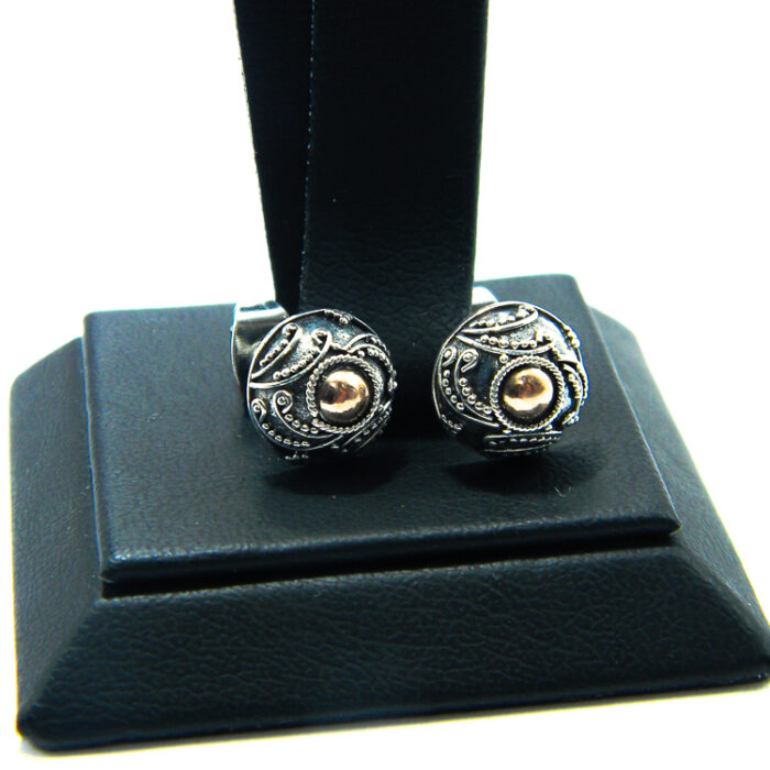 Cercei din argint fara pietre - stil vintage - Dafne - K7.8TY73D - imagine 3