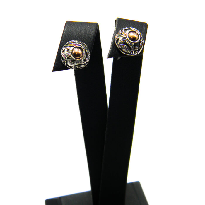 Cercei din argint fara pietre - stil vintage - Dafne - K7.8TY73D - imagine 2