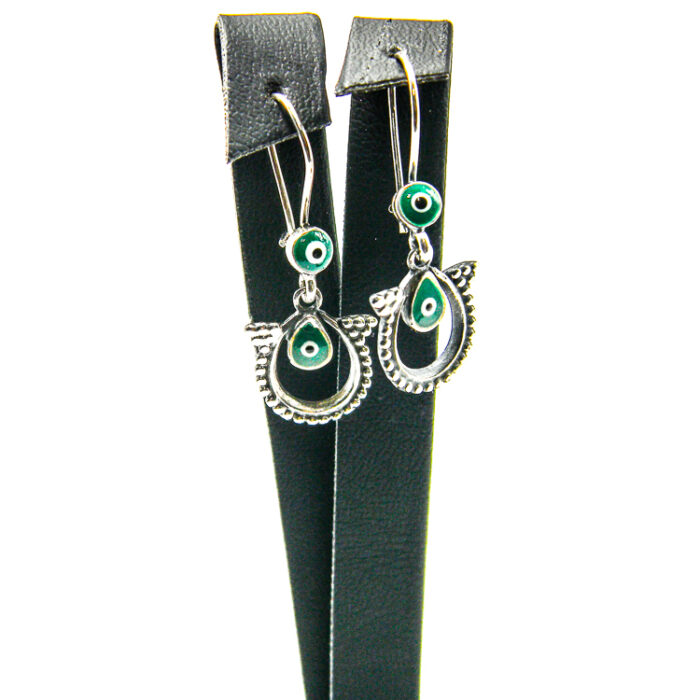 Cercei argint cu pasta polimerica - Ochiul Magic - C110E-102X - imagine 2