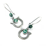 Cercei argint cu pasta polimerica - Ochiul Magic - C110E-102X - imagine 3