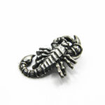 Pandantiv Scorpion din argint fara pietre - model vintage - P120E56G - imagine 3