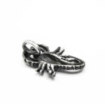 Pandantiv Scorpion din argint fara pietre - model vintage - P120E56G - imagine 5