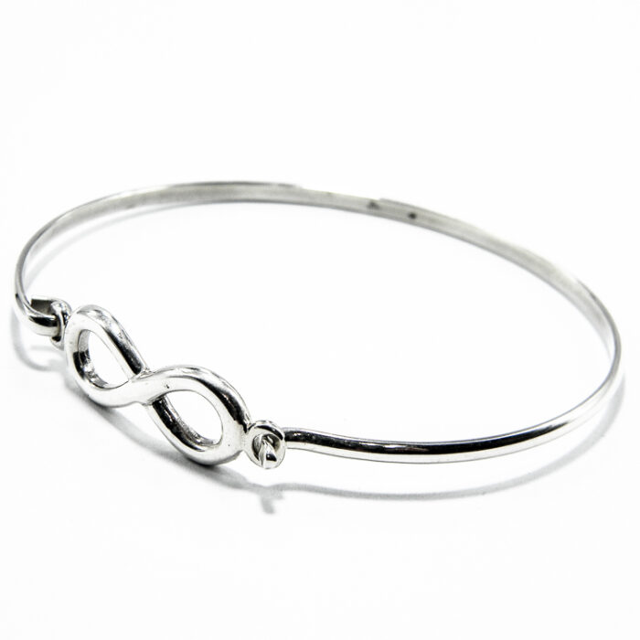 Bratara fixa din argint - stil fashion - Simbolul infinitului - B160Y-11 - imagine 4
