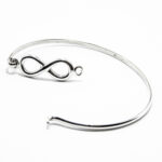 Bratara fixa din argint - stil fashion - Simbolul infinitului - B160Y-11 - imagine 3