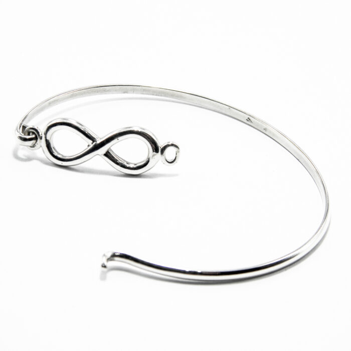 Bratara fixa din argint - stil fashion - Simbolul infinitului - B160Y-11 - imagine 3