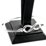 Bratara fixa din argint - stil fashion - Simbolul infinitului - B160Y-11 - imagine 2