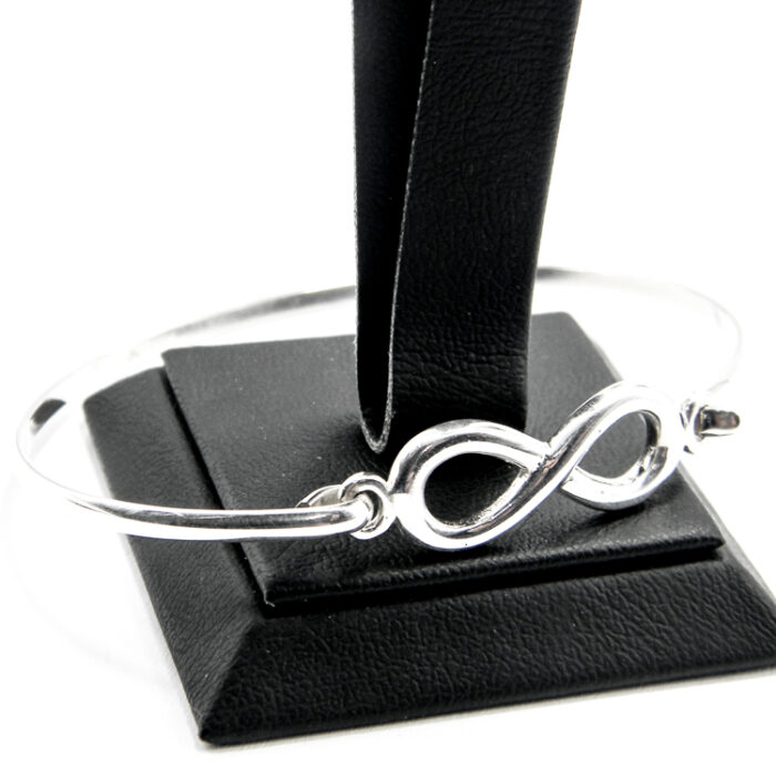 Bratara fixa din argint - stil fashion - Simbolul infinitului - B160Y-11 - imagine 2