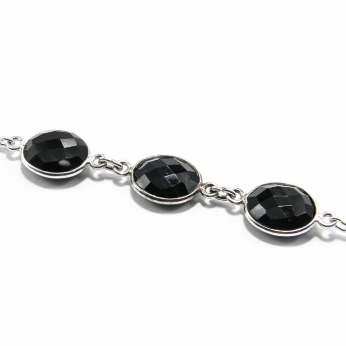 Bratara din argint cu onix fatetat - stil fashion - B250Y45D - imagine 4