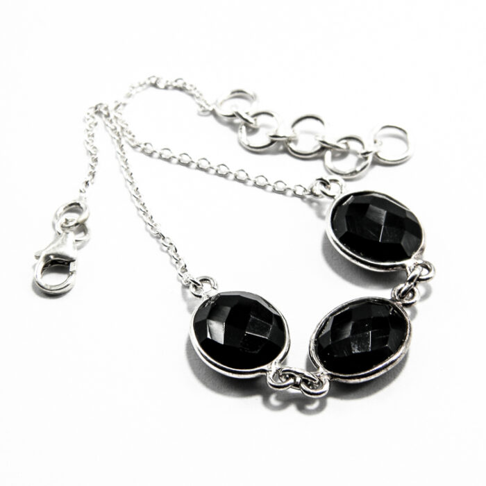 Bratara din argint cu onix fatetat - stil fashion - B250Y45D - imagine 3
