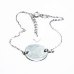 Bratara din argint cu placa pentru gravat - B150A87E - imagine 5