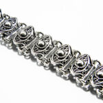 Bratara din argint fara pietre - stil bizantin - B160A17D - imagine 3