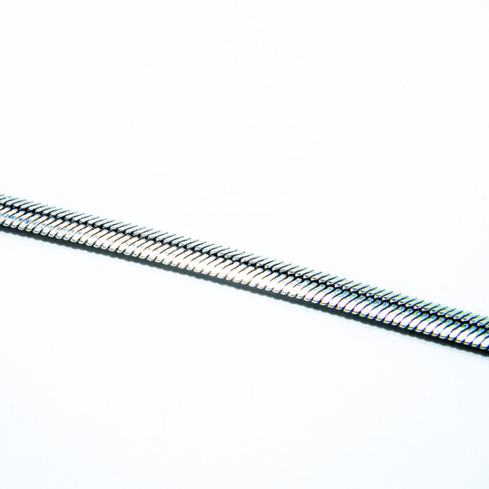 Bratara din argint rodiat - model Sarpe - Plat - B110A75EX - imagine 2