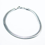 Bratara din argint rodiat - model Sarpe - Plat - B110A75EX - imagine 3