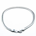 Bratara din argint rodiat - model Sarpe - Plat - B110A75EX - imagine 4