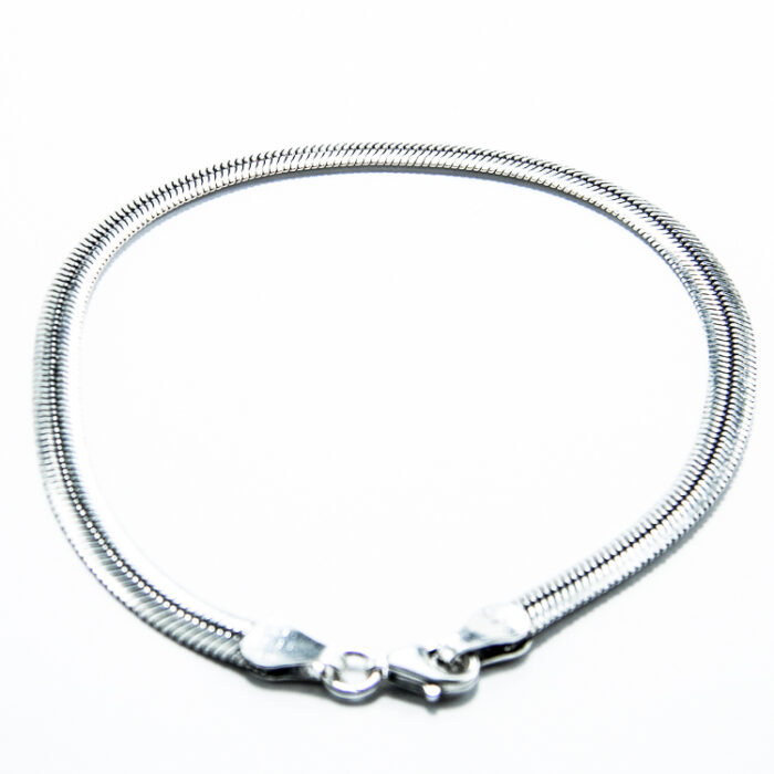 Bratara din argint rodiat - model Sarpe - Plat - B110A75EX - imagine 4