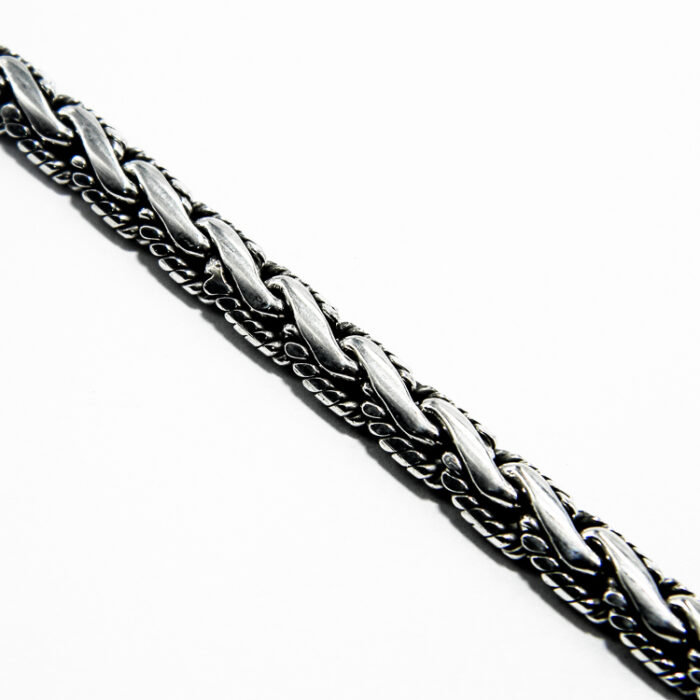 Bratara din argint 925 - stil vintage bizantin - model unisex - B155A49GX - imagine 4
