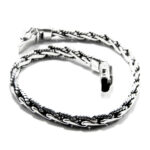 Bratara din argint 925 - stil vintage bizantin - model unisex - B155A49GX - imagine 2