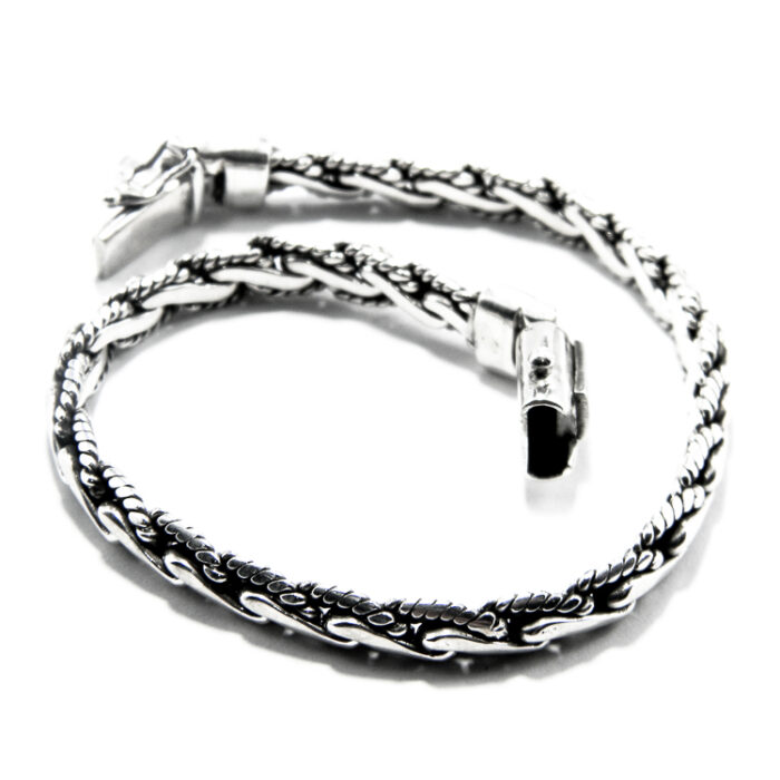 Bratara din argint 925 - stil vintage bizantin - model unisex - B155A49GX - imagine 2