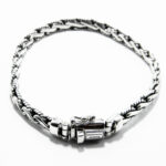 Bratara din argint 925 - stil vintage bizantin - model unisex - B155A49GX - imagine 3