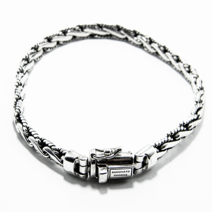 Bratara din argint 925 - stil vintage bizantin - model unisex - B155A49GX - imagine 3