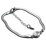 Bratara fashion din argint cu cristal alb - Alma - B255A41G - imagine 7