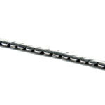 Bratara barbateasca din argint patinat - stil vintage - 22 cm - B160Y-25X - imagine 2