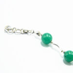 Bratara unicat handmade din argint cu aventurin - stil fashion - HM0808 - imagine 5