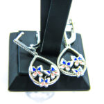 Set din argint email si pietre zirconiu - Butterfly - Unicat - S180A12D-Z - imagine 6