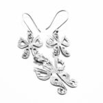 Set din argint fara pietre - Fluturi - stil fashion - S190E35G-Z - imagine 2