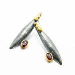 Set vintage handmade din argint cu granat - Unicat - S125A-7Z - imagine 4