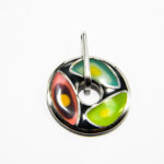 Set din argint 925 si email - Art Deco - Unicat - S150A10B - imagine 6