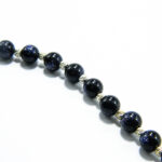 Bratara handamde din argint cu piatra stelelor - Unicat - stil fashion - HM0543 - imagine 2