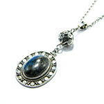 Colier vintage din argint cu lapis lazuli - Henrietta - CL115HM21D - imagine 8