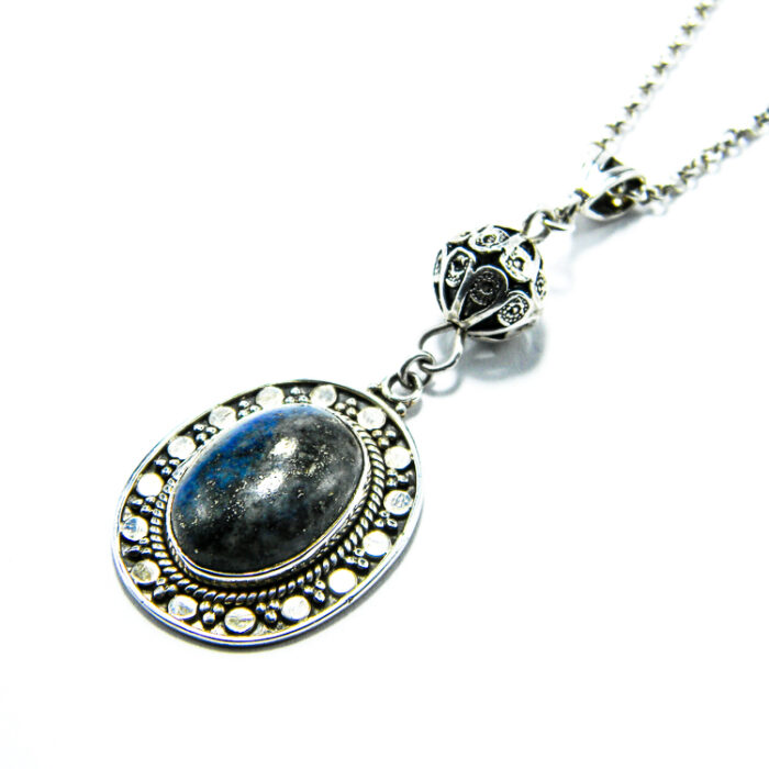Colier vintage din argint cu lapis lazuli - Henrietta - CL115HM21D - imagine 8