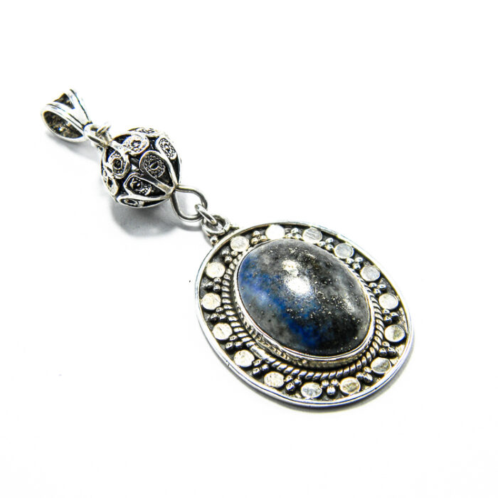 Colier vintage din argint cu lapis lazuli - Henrietta - CL115HM21D - imagine 4