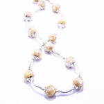 Colier handmade din argint cu sidef - Unicat - stil fashion -  HM0801X - imagine 4